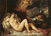 Titian Danae oil painting artist